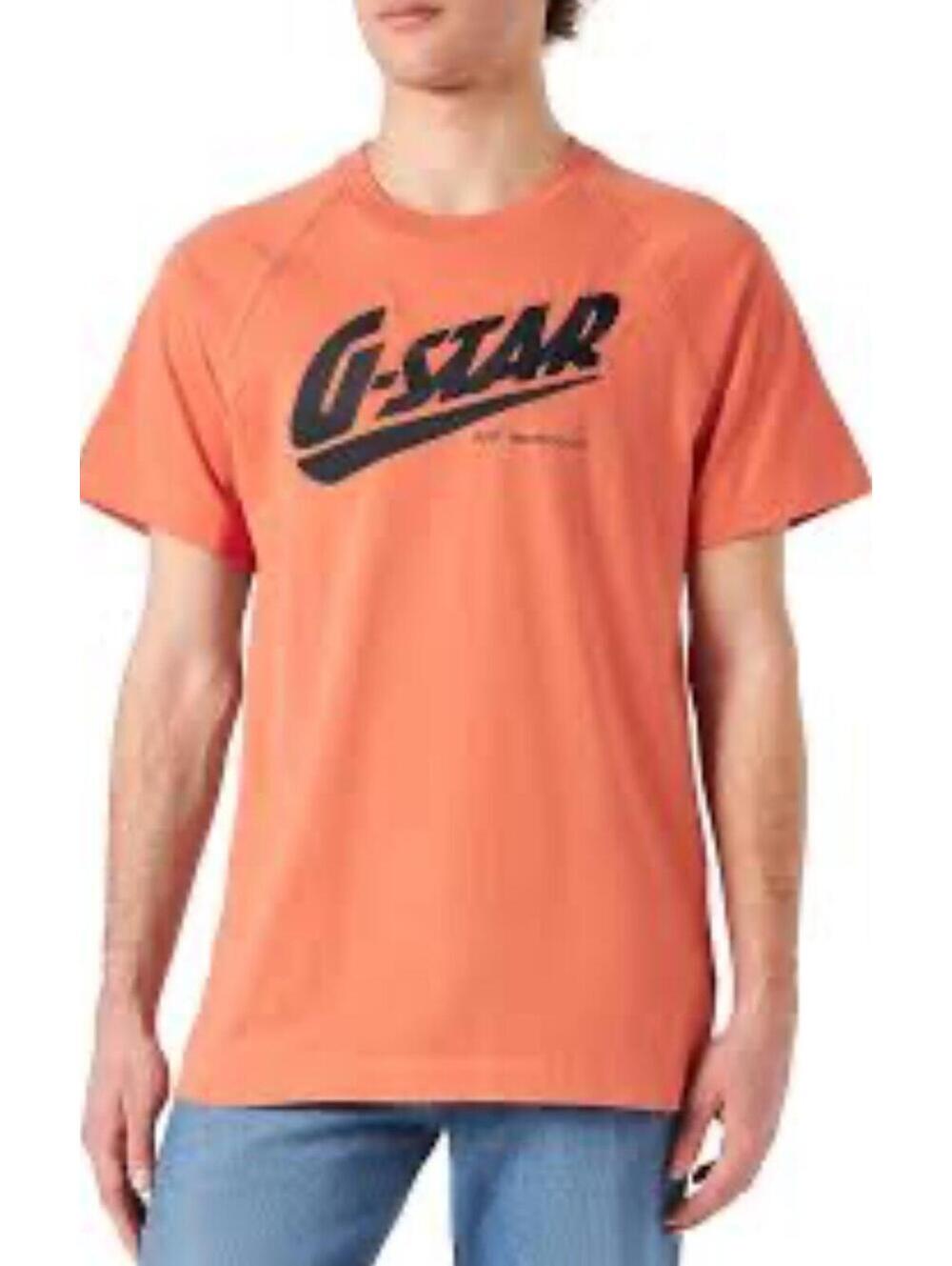 G Star Raw Men’s T Shirt Size 2xl Orange